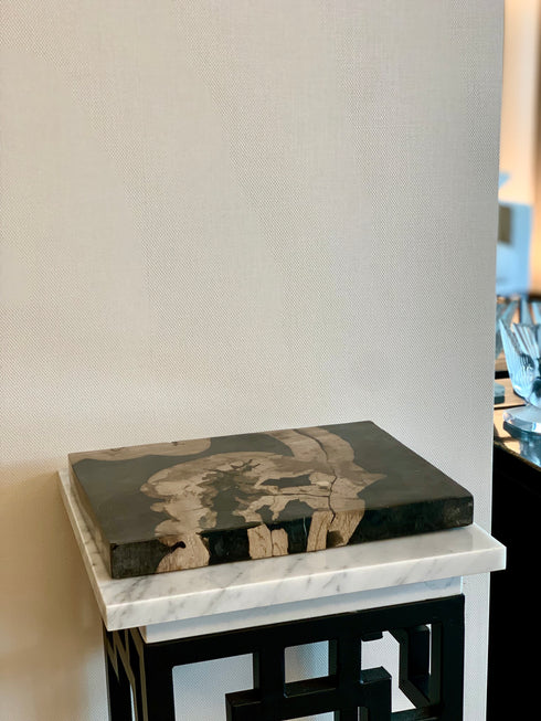 珪化木 敷板 ブラック