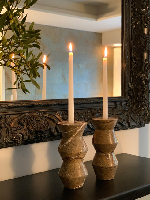 大理石スタンド ブラウン