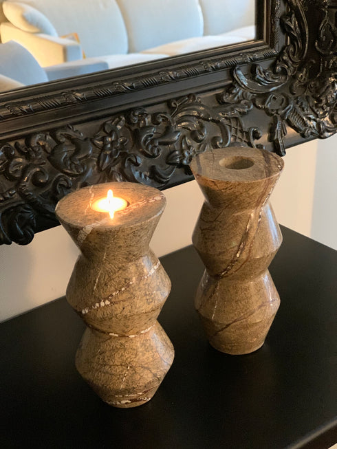 大理石スタンド ブラウン