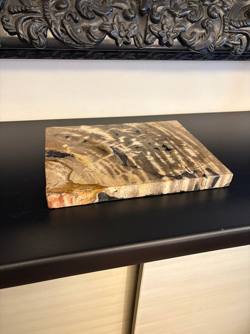 珪化木 敷板 アイボリー